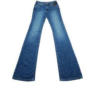 Joe's Jeans High Rise Curvy Bootcut Jeans Medium Wash Blue Stretch Size 24 Y2K